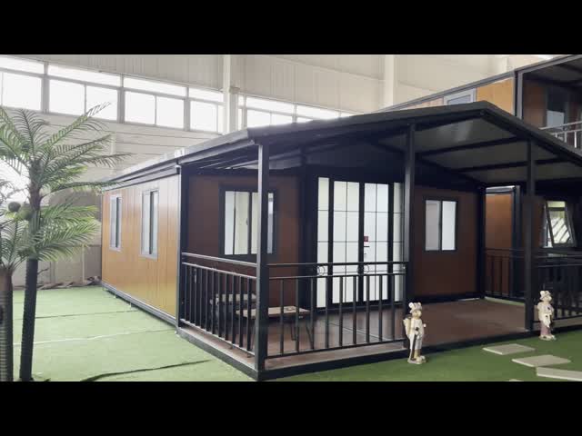 Double-Winged Foldable Steel Container House for Commercial Use
