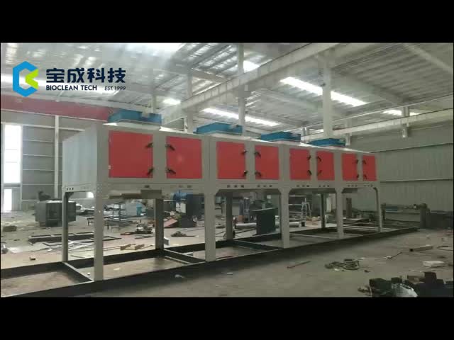 Industrial VOCs Filtration And Waste Gas Treatment System For Factory Emissions Control