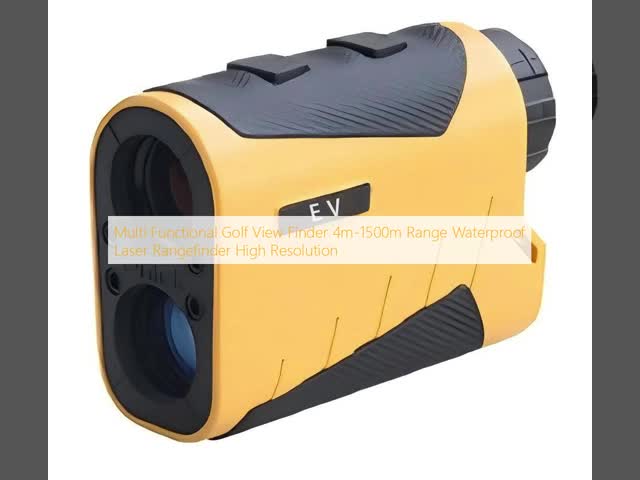 Multi Functional Golf View Finder 4m-1500m Range Waterproof Laser Rangefinder High Resolution