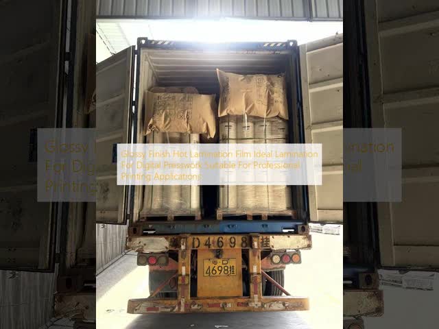 Digital Laminating Film Hot Lamination Film with 25-125 Microns Thickness 100-3000 Meters Per Roll and Pressure-sensitive Or Heat-activated Adhesive