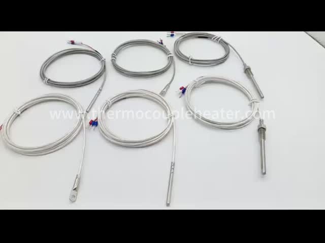 Thermal Resistance Rtd Pt100 Temperature Sensor Customized With Diamter 1.5mm