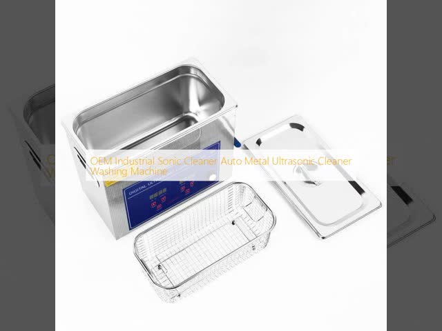 Industrial Ultrasonic Cleaner with 0-600W Power Timer 0~30min and AC110V/220V for Auto Metal Descaling