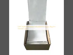 LDPE HDPE Perforated Fanfolded Poly Plastic Bag Pre Opened Type