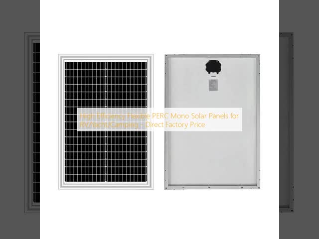 High Efficiency Flexible PERC Mono Solar Panels for RV/Yacht/Camping - Direct Factory Price