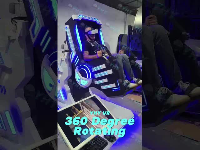 360 Degree Rotation VR Simulator Virtual Reality Flight Roller Coaster Indoor Gaming Park