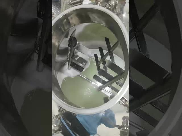 Automatic Hydraulic Lifting Vacuum Industrial Emulsifier Cosmetic Cream Mixing Homogenizing Equipment