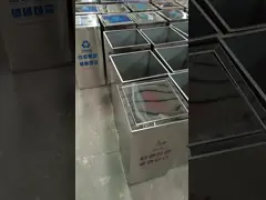 Swing Top Lid Indoor Trash Can 15.5 X 15.5 X 25.5 Inches for Healthy Eco-friendly Recycling