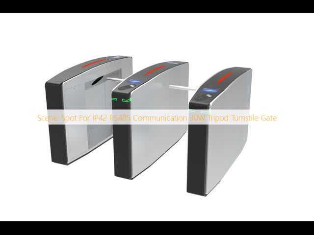Scenic Spot For IP42 RS485 Communication 30W Tripod Turnstile Gate