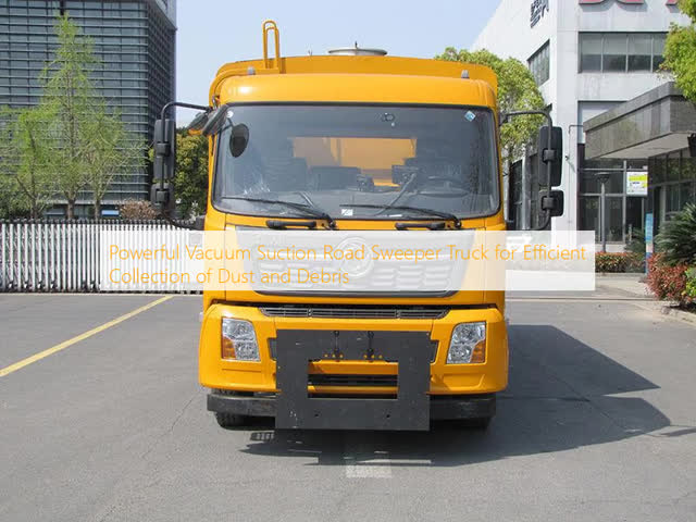 Powerful Vacuum Suction Road Sweeper Truck For Efficient Collection Of Dust And Debris