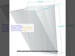 Il rinforzo laterale del cellofan dell‘HDPE del LDPE di plastica insacca il chiaro piano risigillabile