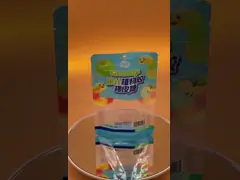 Customizable Shapes Stand Up Pouch With Resealable Zippers And Gravure Printing