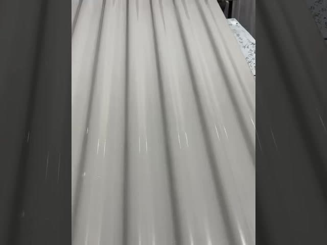 FRP 1490 Glass Fiber Wavy Plate (Sample Color: 7047), designed for cooling tower applications. Measuring 1490 mm in width (unexpanded) with customizable length