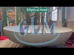 Cabezas elípticas industriales de titanio puro