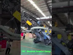 Hydraulic Drilling Machine Lifting Force 18KN Mining Drilling Machinery Portable DTH Drilling Rig video