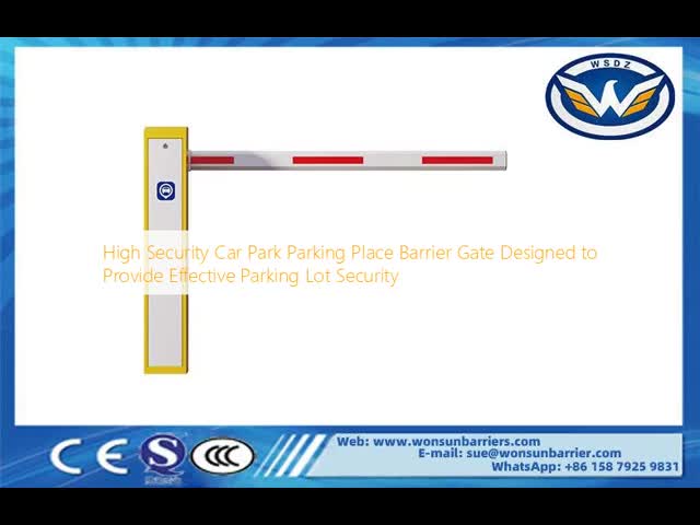 High Security Car Park Barrier Gates Parking Ppace Designed to Provide Effective Parking Lot Security