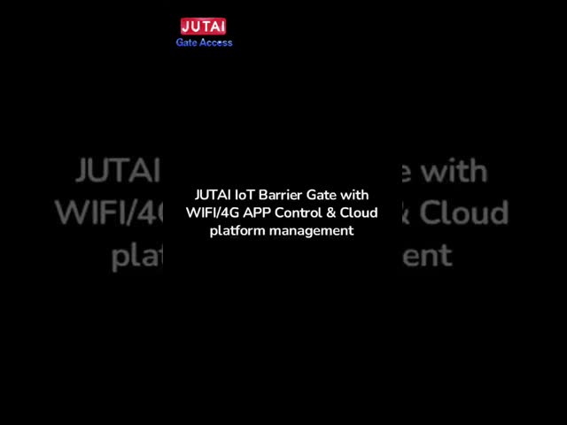 DC Motor Automatic Barrier Gate for Parking System | High Speed & Anti-Crush – JUTAI