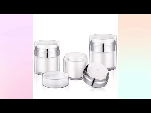 15/30/50/100ml Airless Pump Bottle with Removable Inner Liner Refillable Cartridge and Precise 0.2g per Press