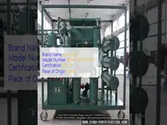 Double Stage Vacuum Transformer Oil Purifier Dehydration Degassing