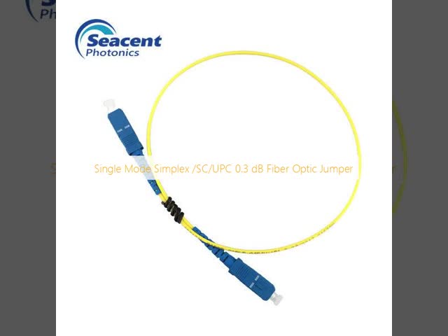 Single Mode Simplex /SC/UPC 0.3 dB Fiber Optic Jumper