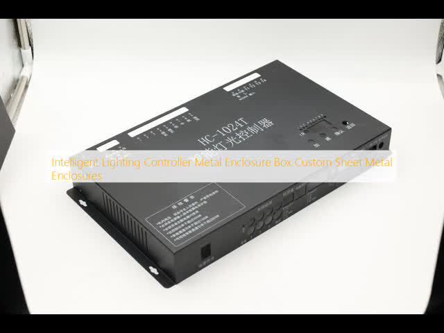 Intelligent Lighting Controller Metal Enclosure Box Custom Sheet Metal Enclosures