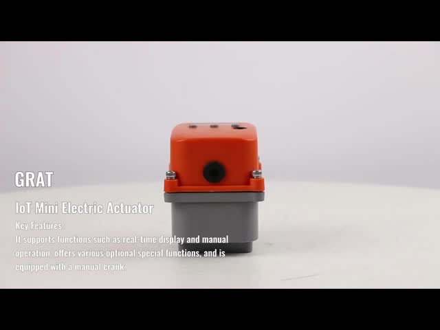 Precise Control Iot Mini Electric Actuator 20NM With Multiple Feedback Methods