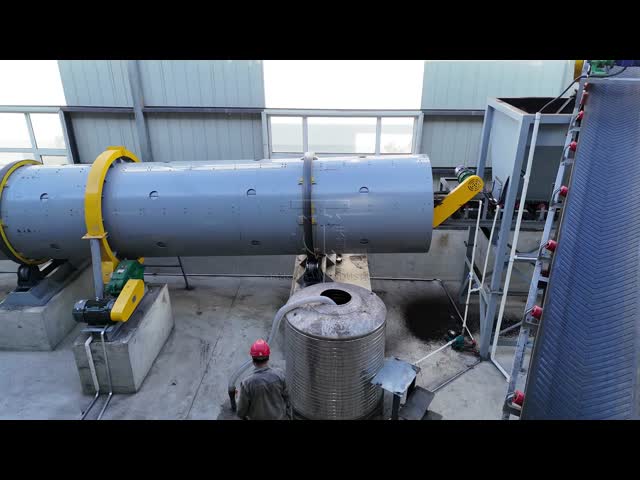 The Rotary Drum Granulator's Magic_ Transforming Phosphate Powder into Spherical Granules