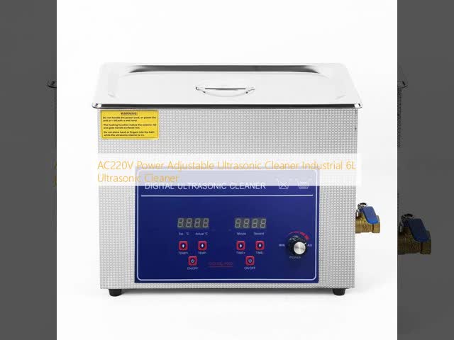 AC220V Industrial Ultrasonic Cleaner with 300W Heating Power and Efficient Cleaning Function