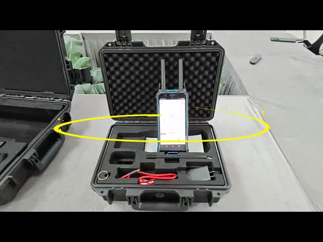 CH09PRO Remote Control Handheld Drone Detector 100MHz-6GHz High Precision Dji Detection System