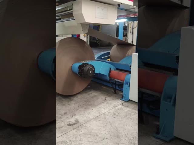 High Speed Corrugated Laminating Machine with Reel to Sheet Feeding and Flip Flop Stacker Line for Packaging Production