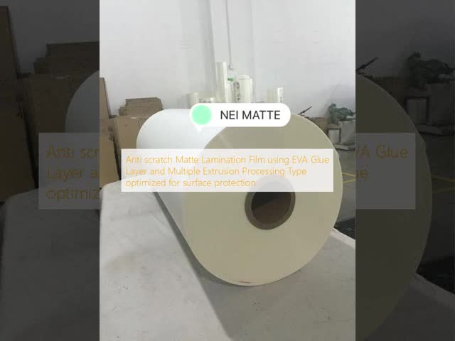 Anti-scratch Matte Lamination Film with 2200mm Width and 24 Month Shelf Life for Superior Surface Protection