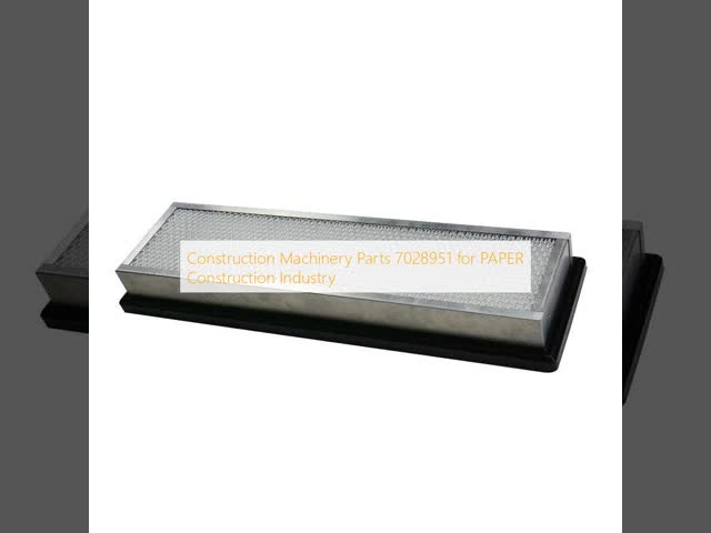 建設機械の部品 7028951 造紙 建設産業用 ビデオ