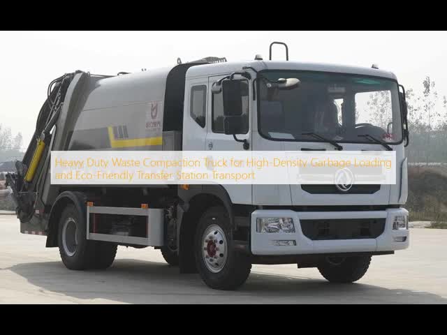 High-Efficiency Compression Garbage Truck with Large Capacity for Automated Waste Collection and Transport