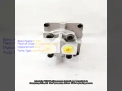 OEM Customizable High Pressure Hydraulic Gear Pump 705-52-21160 Fit Komatsu GD555/GD655/GD675 Grader  High Quality