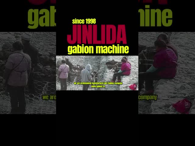 Gabion Machine for Double-Twist Mesh 60×80 & 80×100  — High Efficiency and Stable Operation by Jinlida