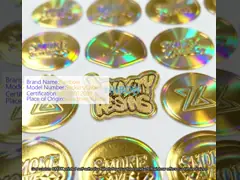  PVC Adhesive Vinyl PVC Paper Sticker Waterproof UV Hologram Printed Self-Adhesive Roll Label Packaging Labels