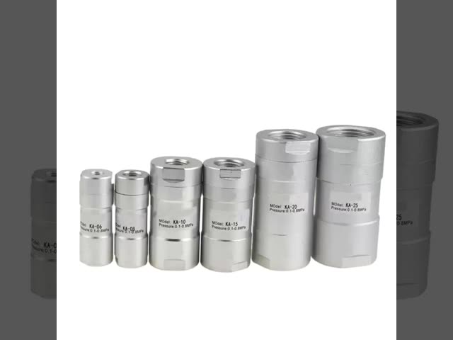 Aluminum Check Air Flow Control Valves KA-06,KA-08,KA-10,KA-15,KA-20,KA-25