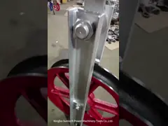 High Speed Turning Block Single Steel Sheave Conductor Fiber Optic Stringing Blocks