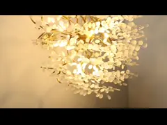 China Custom Chandeliers Colored Crystal Chandelier Art And Light And Shadow Expression supplier
