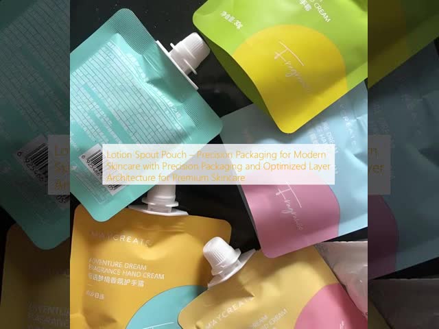 Lotion Spout Pouch with Precision Packaging and Optimized Layer Architecture for Premium Skincare