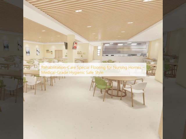 Slip-Resistant Hygienic Vinyl Flooring for Nursing Homes – Medical-Grade Durable Version