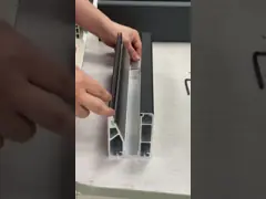 China Aluminum Frame Glass Windows With Custom Color 3 Tracks Aluminium Glass Sliding House Window supplier