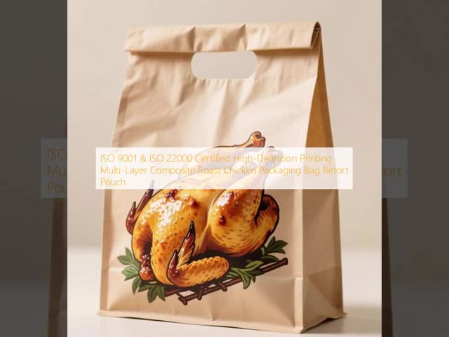 High Definition Printing Roast Chicken Plastic Bag MultiLayer Composite Structures
