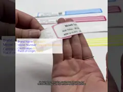 Thermal Printable Hospital Wristbands Durable Material for Accurate Patient Identification