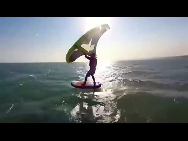 Wingfoil Inflatable Boards Customized Logo  Ocean Waters Blow Up Stand Up Paddle Board