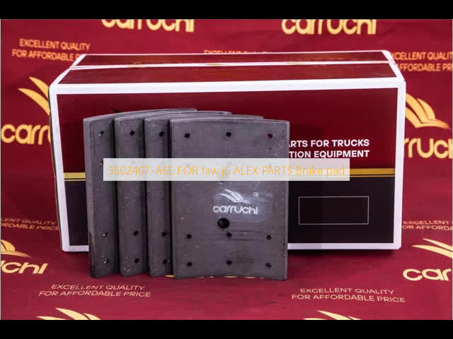 3502407-A6E FOR faw j6 ALEX PARTS Brake pad video