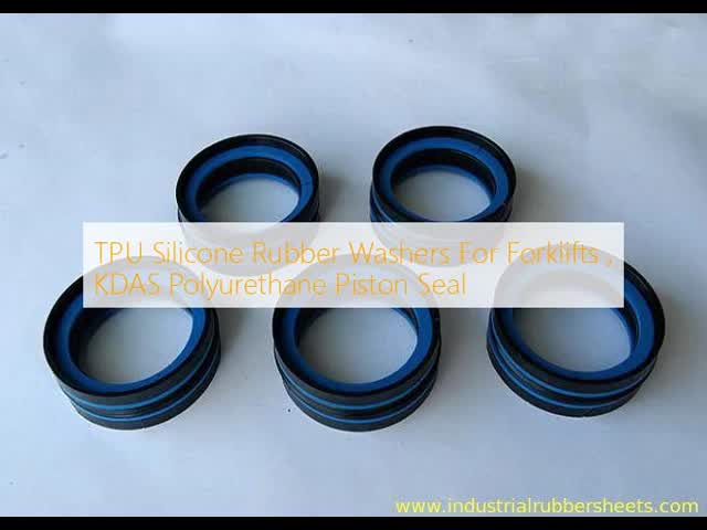 TPU Material Silicone Rubber Washers and KDAS Polyurethane Piston Seal with 90 Shore A Hardness for Industrial Sealing