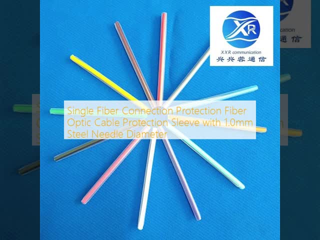 Single Fiber Connection Protection Fiber Optic Cable Protection Sleeve with 1.0mm Steel Needle Diameter