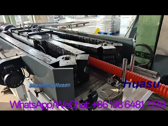 Water Cooling Single Wall Corrugated Pipe Extrusion Line with 400-1000 Capacity and Automatic Corrugation