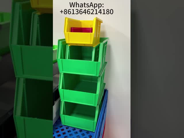 11 Inch 13 Inch Industrial Stackable Plastic Storage Bins Boxes