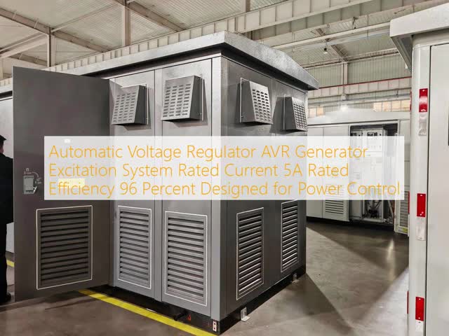 Automatic Voltage Regulator AVR Generator Excitation System with 5A Rated Current 96% Rated Efficiency and 100V Input AC Voltage
